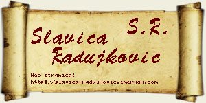 Slavica Radujković vizit kartica